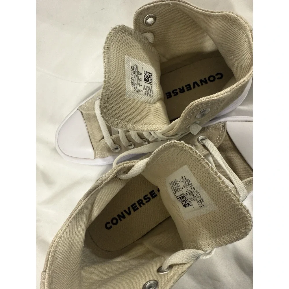 Converse chuck taylor All Star Move Platform High Top sneaker -Beige kids 5 Y2K